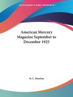American Mercury Magazine (September to December 1925)