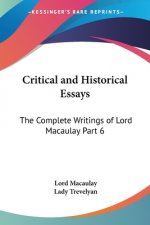 Critical and Historical Essays