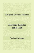 Fauquier County, Virginia, Marriage Register, 1883-1906