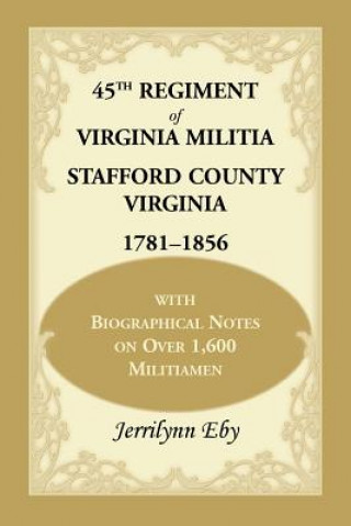 45th Regiment of Virginia Militia Stafford County, Virginia 1781-1856