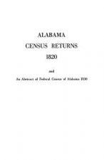 Alabama Census Returns 1820 an Abstract of Federal Census of Alabama 1830