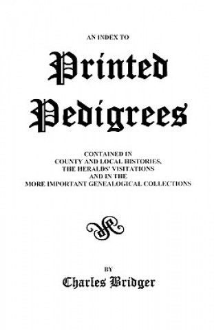 Index to Printed Pedigrees