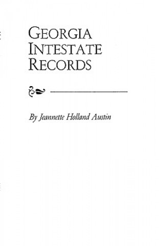 Georgia Intestate Records