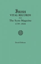 Irish Vital Records from The Scots Magazine, 1739-1826
