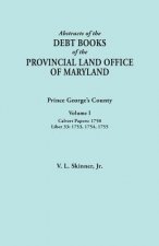 Abstracts of the Debt Books of the Provincial Land Office of Maryland