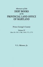 Abstracts of the Debt Books of the Provincial Land Office of Maryland