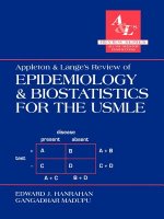 Appleton and Lange's Review of Epidemiology and Biostatistics for the USMLE