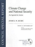 Climate Change and National Security