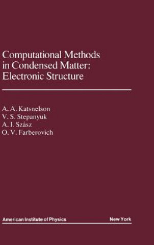 Computational Methods in Condensed Matter