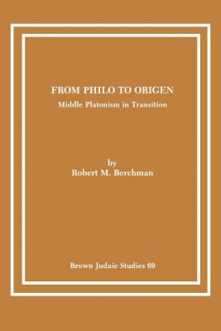From Philo to Origen