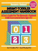 Humanics National Infant-toddler Assessment Handbook