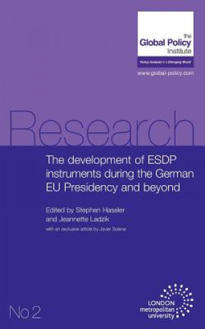 Development of ESDP Instruments During the German EU Presidency and Beyond