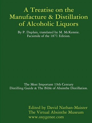 Manufacture & Distillation of Alcoholic Liquors by P.Duplais. The Most Important 19th Century Distilling Guide & The Bible of Absinthe Distillation. F