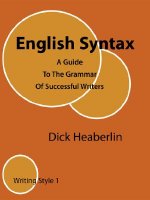 English Syntax