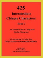 425 Intermediate Chinese Characters