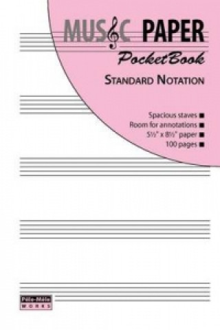 MUSIC PAPER PocketBook - Standard Notation