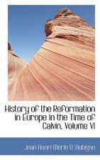 History of the Reformation in Europe in the Time of Calvin, Volume VI