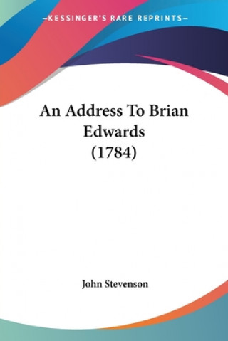 Address To Brian Edwards (1784)