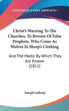 Christ's Warning To The Churches, To Beware Of False Prophets, Who Come As Wolves In Sheep's Clothing