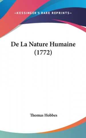 De La Nature Humaine (1772)