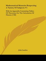 Mathematical Memoirs Respecting A Variety Of Subjects V1