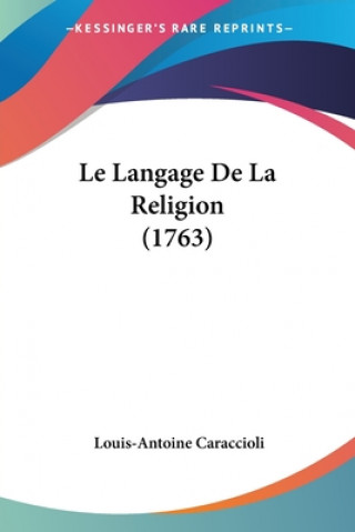 Langage De La Religion (1763)