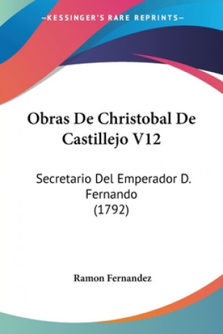 Obras De Christobal De Castillejo V12