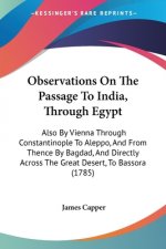 Observations On The Passage To India, Through Egypt