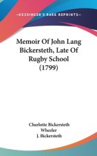 Memoir Of John Lang Bickersteth, Late Of Rugby School (1799)