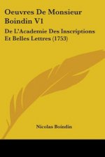 Oeuvres De Monsieur Boindin V1