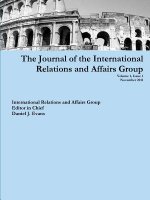 Journal of the International Relations and Affairs Group