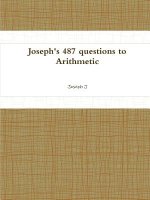 Joseph's 487 questions to Arithmetic
