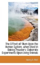 Effect of Alum Upon the Human System, When Used in Baking Powders