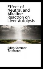 Effect of Neutral and Alkaline Reaction on Liver Autolysis