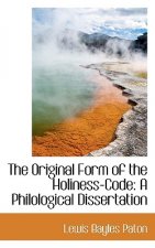 Original Form of the Holiness-Code