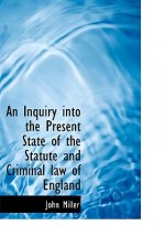 Inquiry Into the Present State of the Statute and Criminal Law of England