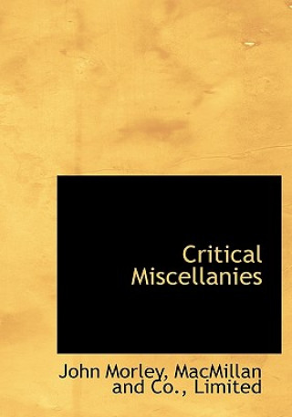 Critical Miscellanies