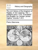 civil history of the kingdom of Naples. In two volumes. Vol. I. ... publish'd anno 1723. Translated into English, by Captain James Ogilvie. Volume 1 o