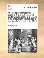 Accompt Current Betwixt Scotland & England Ballanced