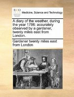 Diary of the Weather, During the Year 1786