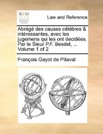 Abrg Des Causes Clbres & Intressantes, Avec Les Jugemens Qui Les Ont Decides. Par Le Sieur P.F. Besdel, ... Volume 1 of 2