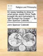 Essay Tending to Shew in What Sense Jesus Christ Hath Brought Life and Immortality to Light Through the Gospel. ... by John Spencer Cobbold, ...