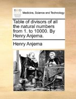 Table of Divisors of All the Natural Numbers from 1. to 10000. by Henry Anjema.