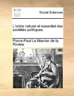 L'Ordre Naturel Et Essentiel Des Societes Politiques.