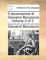 Decamerone Di Giovanni Boccaccio ... Volume 2 of 3