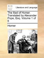 Iliad of Homer. Translated by Alexander Pope, Esq. Volume 1 of 6