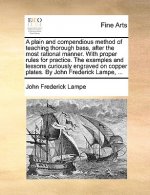 Plain and Compendious Method of Teaching Thorough Bass, After the Most Rational Manner. with Proper Rules for Practice. the Examples and Lessons Curio