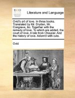 Ovid's art of love. In three books. Translated by Mr. Dryden, Mr. Congreve, &c. Together with the remedy of love. To which are added, the court of lov