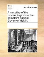 A narrative of the proceedings upon the complaint against Governor Melvill.
