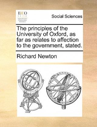 Principles of the University of Oxford, as Far as Relates to Affection to the Government, Stated.